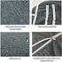 XL Hanging Laundry Bags, Over Door Wash Bags for Dirty Clothes, Space Saving Portable Toy Storage Bag (35x22 Inch)