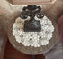 Laivigo New Handmade Crochet Lace Round Table Cloth Doilies - 16 Inch, White