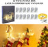 12 Pack 7ft 20 3 ZGWJ Fairy Lights Battery Operated, Mini LED Fairy String Lights Silver Wire Modes for DIY, Parties