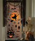 Extra Large Halloween Decorations Window Clings Decor, Spooky Witch Black Cat Pumpkin Silhouette Stickers, 4 Sheets