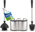 UMIEN Toilet Brush and Plunger Set 18-in - Updated 2025 No-Rust -