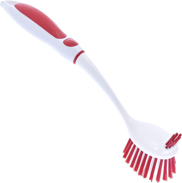 Dish Brush with Handle Vegetable Brush Double Sided Cleaning Brush Scrubber Non