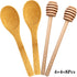 8 6 Inch BLUE TOP PCS Honey Dipper Sticks Honey Spoon Individually Wrapped Honey Stirrer Stick Mixing Spoon for Honey