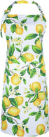 G2PLUS Thick Lemon Kitchen Apron with Pockets, Adjustable Cooking Apron for Baking, 30 x 25 inch