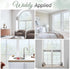 rabbitgoo Window Privacy Film - Frosted Glass Window Film, Decorative Privacy Cling, UV Blocking Static Cling Bathroom