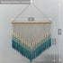 24 Inches) Boho Ombre Wood Bead Wall Hanging, Handmade Unique Giant Art Decor for Bedroom, Nursery, Living Room