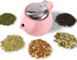 Small Ceramic Teapot with Stainless Steel Infuser - Heat Resistant Pink Tea Pot for Loose & Blooming Tea, 350ml
