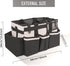 Wearable Cleaning Caddy, Supplies Organizer with Handle & Shoulder Straps for Housekeepers, Under Sink & Car Cleaning