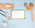Lemon & Peach Recipe Cards - 4" x 6" Thick Premium Card Stock, Set of 50 for Recipe Box or Binder