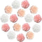 15 pcs Cute Flower Fridge Magnets, Pink Rose Magnets for Kitchen, Office, and School