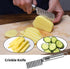 Stainless Steel Fruit Carving Knife Set, 5 Pack Vegetable Engraving Blades for Kitchen