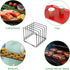 Cutting Board Holder, 1.2 in. Wide Slots Cabinet Organizer for Bakeware, 5 Slots (Black)