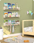 34 inchs, Set 3, Nursery Book Shelves Floating Book Shelves for Wall Nursery, Wall Mount Nursery Shelves of Perfect