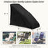 600D Cover.black,39" 26" 45" Zero Gravity Chair Cover,Outdoor Heavy Duty Waterproof Zero Gravity Lounge Chair