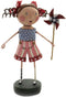 Lori Mitchell American Belle Polyresin Pinwheel, USA Stars and Stripes 12277