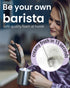 Elementi Electric Pink Milk Frother Handheld - Mini Whisk for Coffee, Matcha and Drinks, Portable Frother & Mixer with