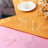 30 Pack Clear Card Display Stands, Acrylic Card Stands for Sports Cards, Mini Card Holders (2.7 Inch)