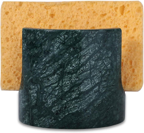 JIMEI Travertine Marble Sponge Holder for Kitchen Counter - Natural Stone Dish