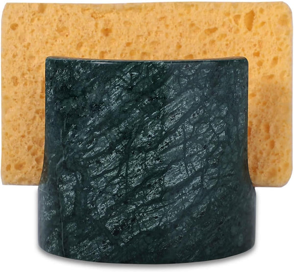 JIMEI Travertine Marble Sponge Holder for Kitchen Counter - Natural Stone Dish