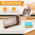 2pack Loaf Pan, 10inch Non-Stick Banana Bread Pan, Stackable Bread Pans for Homemade Baking (10x5inch)