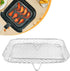 Air Fryer Rack, Three Stackable Dehydrator Racks for Instant Vortex, Nuwave, Stainless Steel Accessories for Ovens,