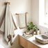 Set 4 100% Set, 1 1 2 Cleanbear Bathroom Towels Piece, Cotton, Ultra Soft, Absorbent and Quick Dry Towel Bath, Hand