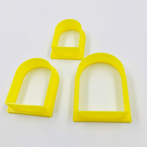 Set of 3 Arch Clay Cutter Set, Cookie Cutter, 3D Polymer Clay Cutter for Crafts