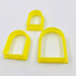 Set of 3 Arch Clay Cutter Set, Cookie Cutter, 3D Polymer Clay Cutter for Crafts