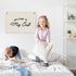 Welcome to My Crib Kids Room Decor - Linen Banner Wall Hanging Canvas Banner Flag Decor for Toddler Boys Girls Bedroom