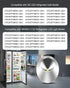 WR55X11132 Refrigerator LED Light Bulb and Cover Assembly, Compatible with GE Refrigerator, 1 Pack