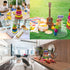 6 Tier Macaron Tower Stand for Wedding Birthday Party, Plastic Display Stand for Cupcake Cake