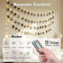 33ft 100 45 suddus LED Fairy Lights with Clips for Pictures, Photo Lights with Remote USB Powered & Battery Operated
