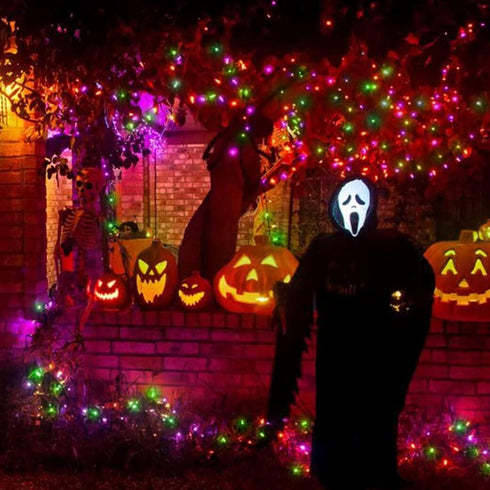 Light,100 Count 19.6ft,Indoor/Outdoor 120V LAMPHOME Halloween String Incandescent Mini String Light in UL Certified