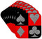 3dRose Poker Four of a Kind Aces Cool Design Soft Coasters, Set of 8