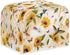 Hummingbird Sunflower Print 4 Slice Toaster Covers, Daisy Butterfly Print Kitchen Appliance Dustproof Cover