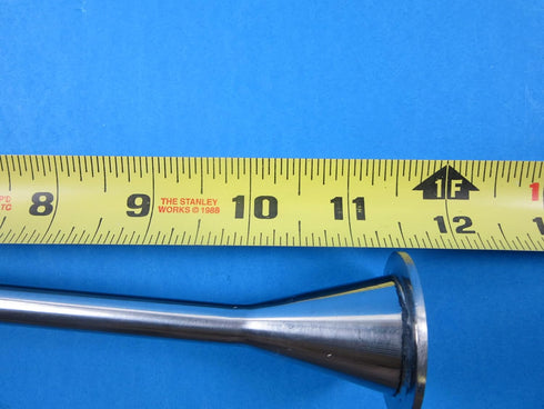 Smokehouse Chef 3/8" 1 9/16' EXTRA long snack stick tube for small sausage stuffers. Base for smaller LEM, Cabelas