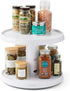 YouCopia Crazy Susan Two-Tier Turntable, Height-Adjustable Lazy Susan Organizer for Kitchen Cabinet & Pantry
