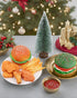 Kmiunty 4PCS Artificial Hamburger Fake Food Bread Model Photography Prop for Home Kitchen Party Decoration