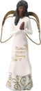 Pavilion Gift Company Mother You are A Blessing, 5.5 Inch African American Praying Collectible Resin Angel Figurine