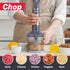 Mueller Multistick 800W Handheld Immersion Blender, 12 Speed Mixer with Turbo Boost, Copper Motor, Titanium Blades