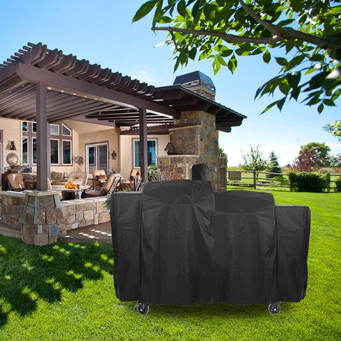 ZJYWSCH Grill Cover for Pit Boss Platinum KC Combo, Waterproof Heavy Duty 600D Cover for Wood Pellet & Gas Grill