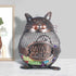 Tooarts Practical Kitten Wine Cork Container, Iron Piggy Bank Home Decoration Gift