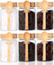 Glass Jar with Screw Lid and Spoon, 6 Pack16 OZ Tea Containers