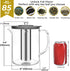 85oz Aquach Large Glass Teapot & Tea Maker- Stovetop & Dishwasher Safe, Plastic-Free Borosilicate Glass Tea Kettle