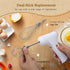Cordless Hand Mixer, Handheld Electric Whisk with 3 Speed Modes, 2 Detachable Stir Whisks (White)