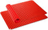 Silicone Pyramid Pan, 16 x 11 inches Large Red Baking Mat, Cooking Pan Oven Tray, 2 Pack