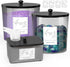 COAZEX 3 Pack Laundry Powder Container & Dryer Sheet Holder, Plastic Laundry