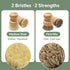 Waisul Set, 4 Pack, (2 2 Bamboo Dish Brush Plastic-Free Medium Sisal, Firm Coconut Coir), Dish Scrubber & Vegetable