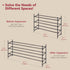3 Closet, 28-41Adjustable Closet, Tajsoon Tier Expandable Shoe Rack for & Stackable Shoe Shelf Storage, Metal Shoe Rack