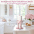 3D Pink Bow Paper Towel Holder Coutertop - Bow Accent Paper Towel Holder, Pink Kitchen Decor and Accessories, Coquette